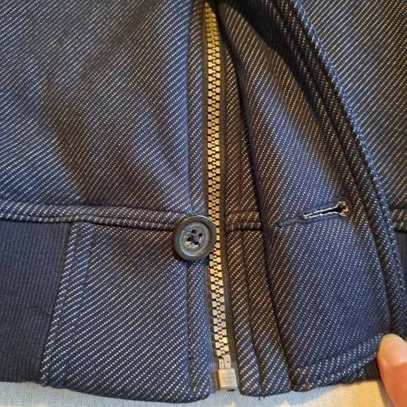 Marc Anthony men's large blue sweater with fuzzy lining - Picture 2 of 6